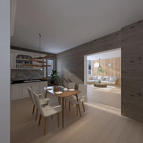 Scandinavian House 3d design renderings