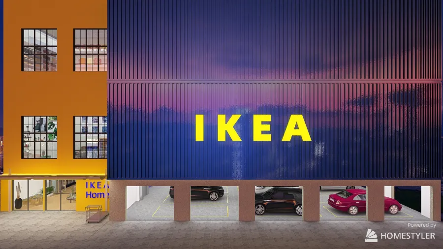 Ikea 3d design renderings