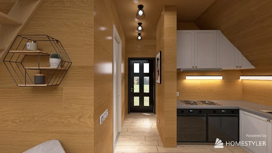 Дом шалаш 3d design renderings