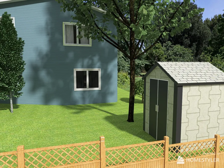Suburban American Dream 3d design renderings