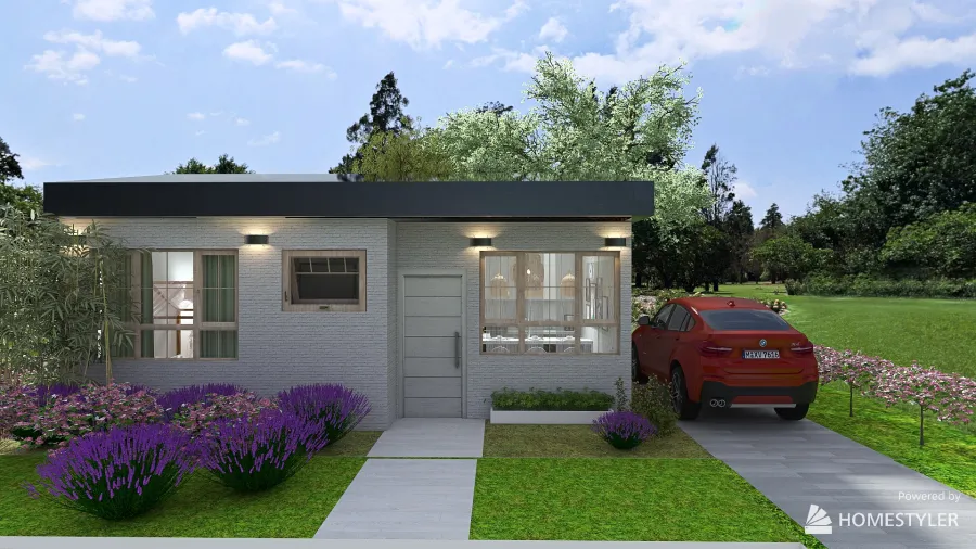 nordic tiny house 3d design renderings