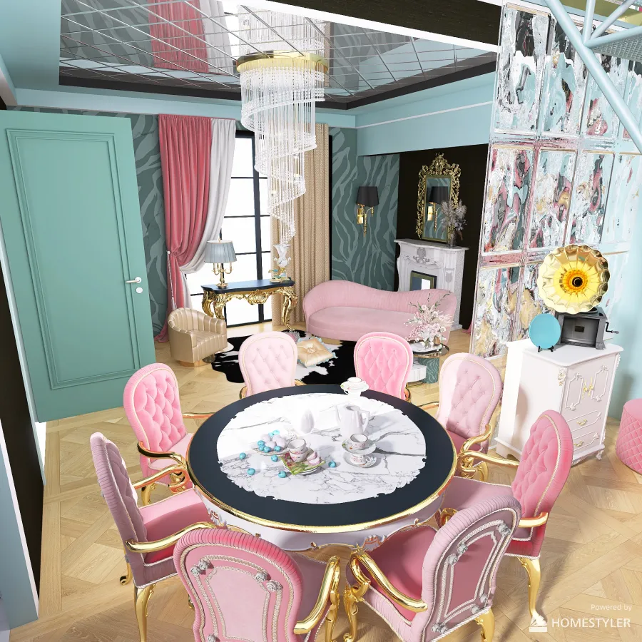 barbi dollhouse 3d design renderings
