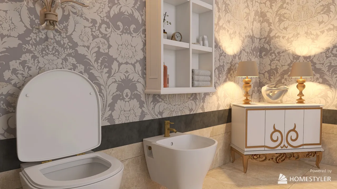 Bathroom 3d design renderings