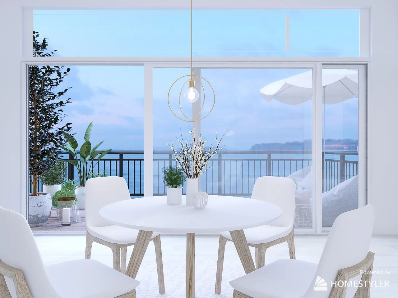 LivingDiningRoom 3d design renderings