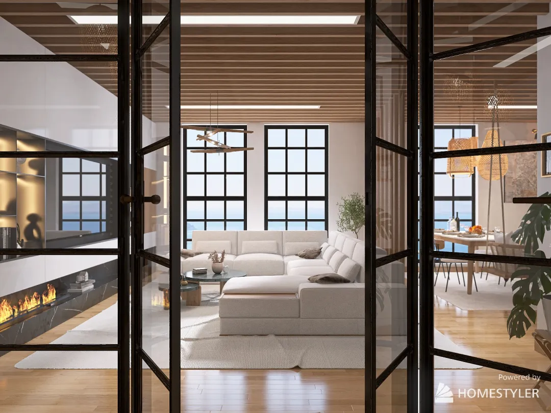 Lagom ' apartment 3d design renderings