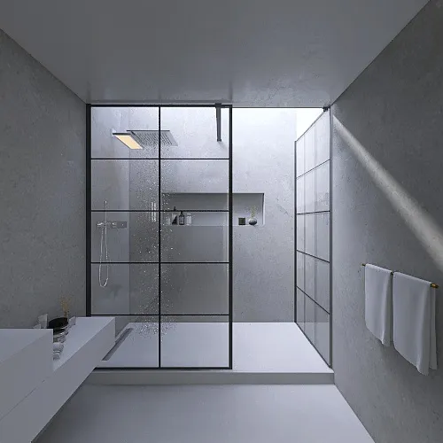 Bathroom 3d design renderings