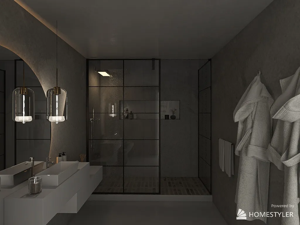 Bathroom 3d design renderings