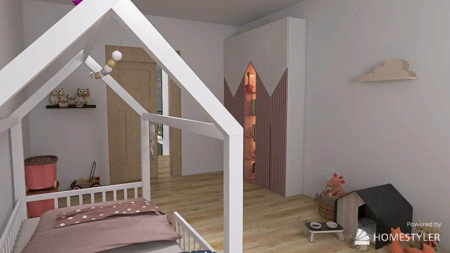 scandinavian house 3d design renderings