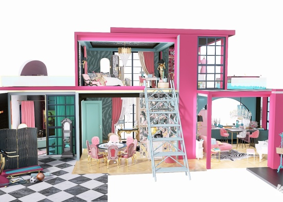 barbi dollhouse Design Rendering