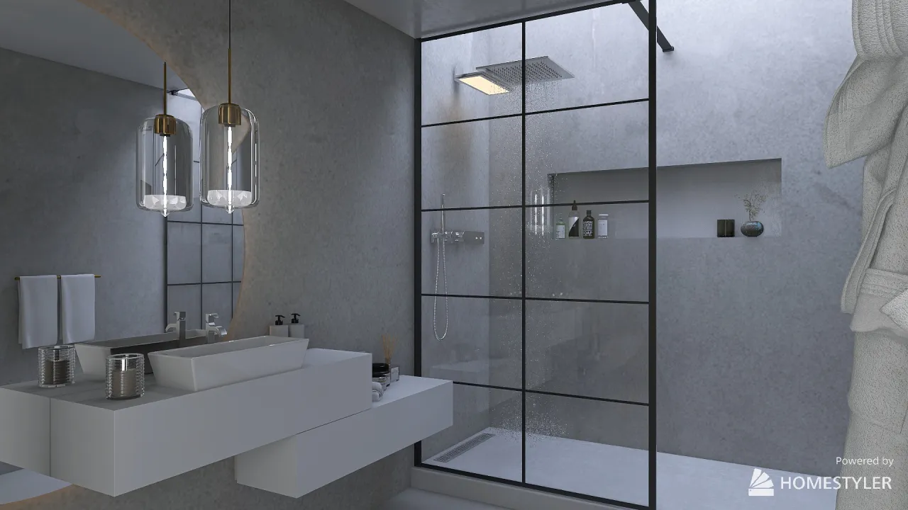 Bathroom 3d design renderings