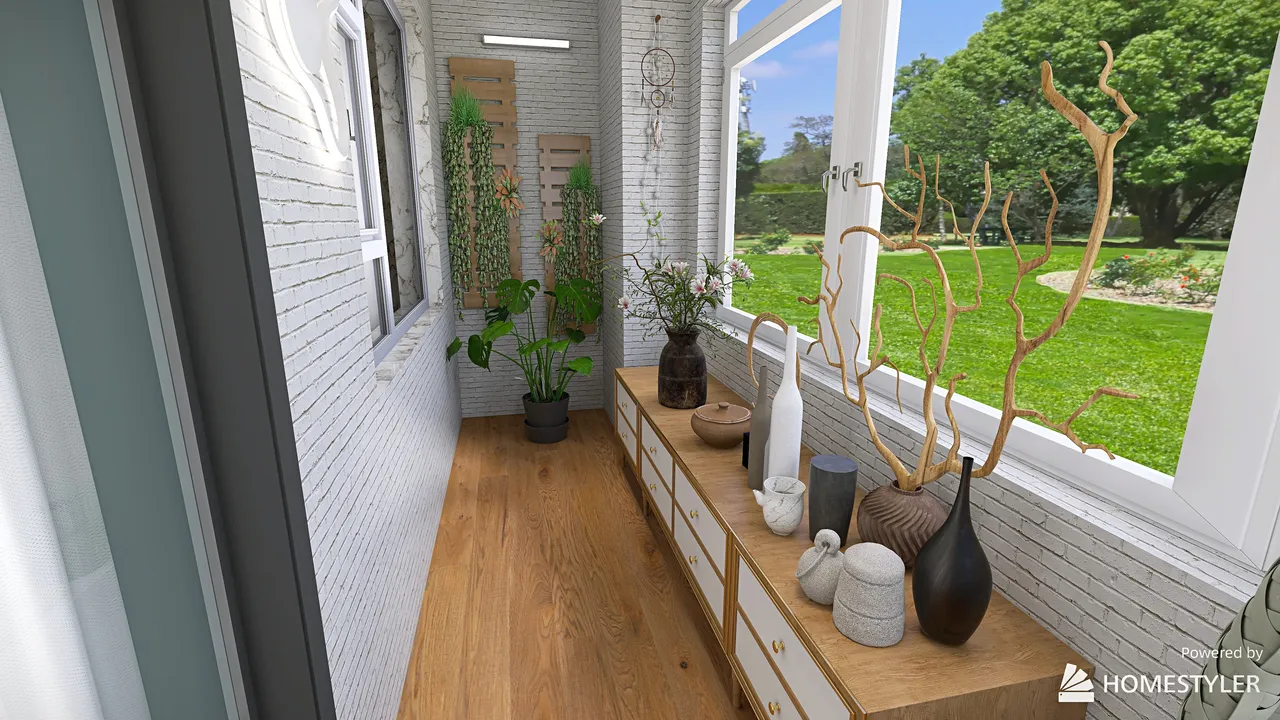 Balcony 3d design renderings