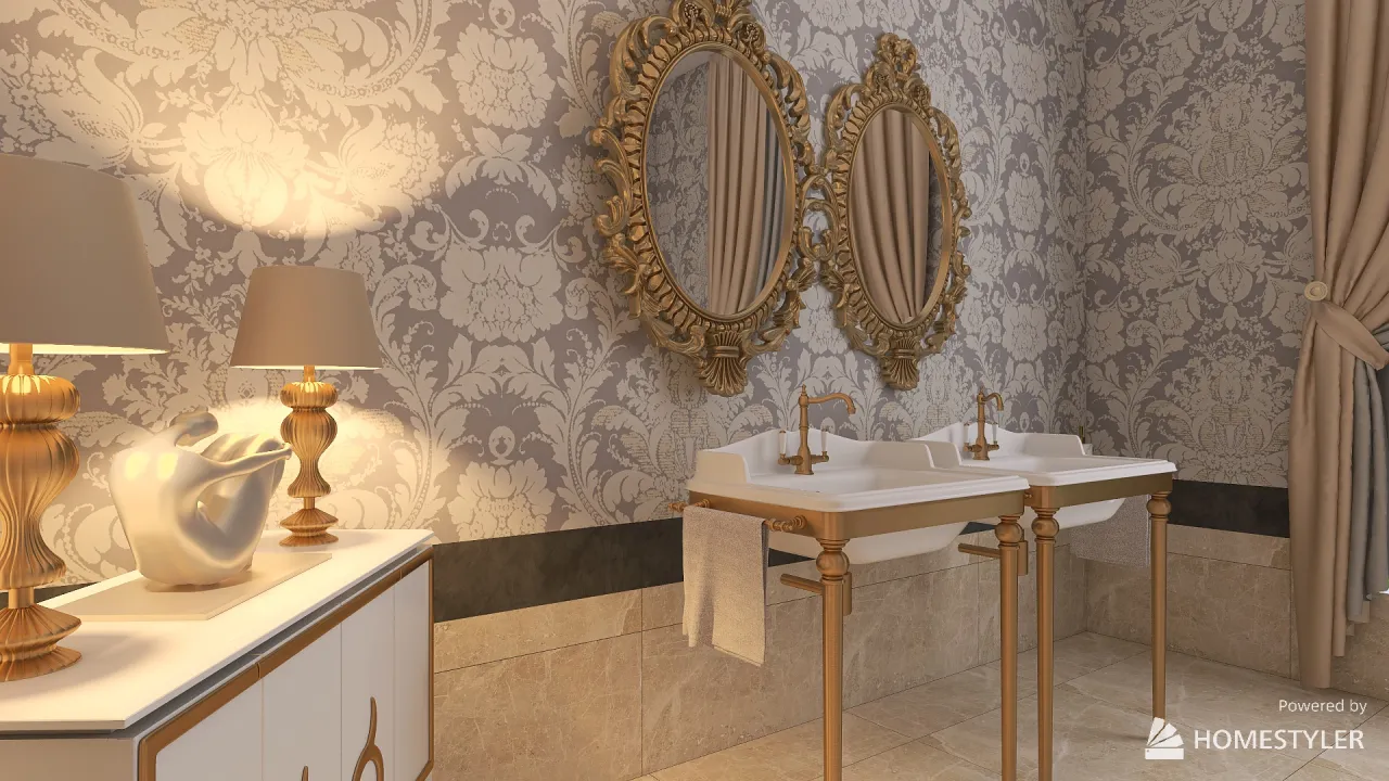 Bathroom 3d design renderings