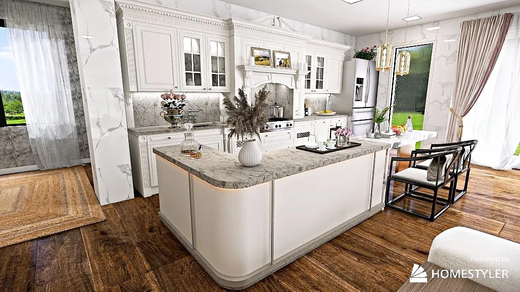 Kitchen 3d design renderings