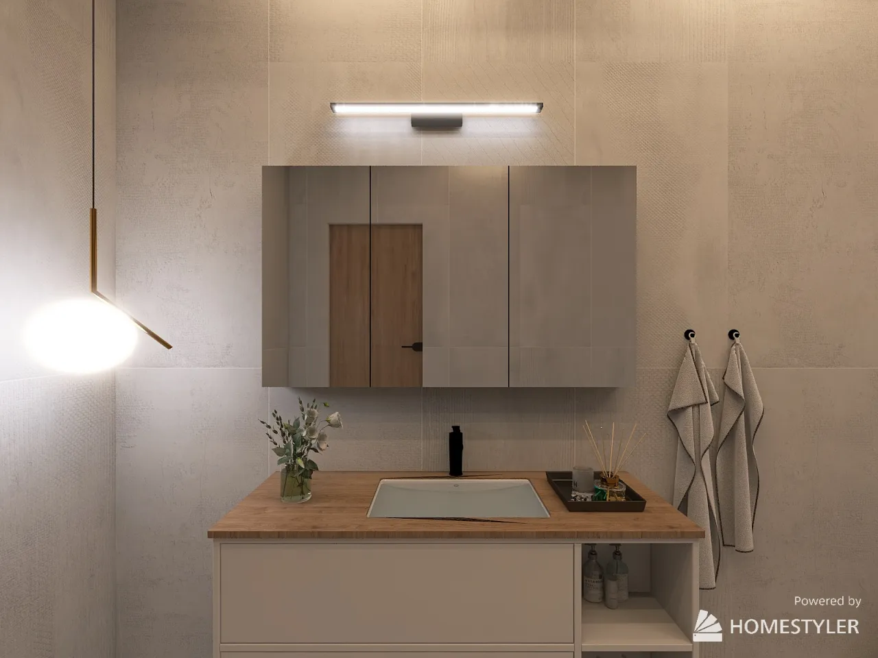 Bathroom 3d design renderings