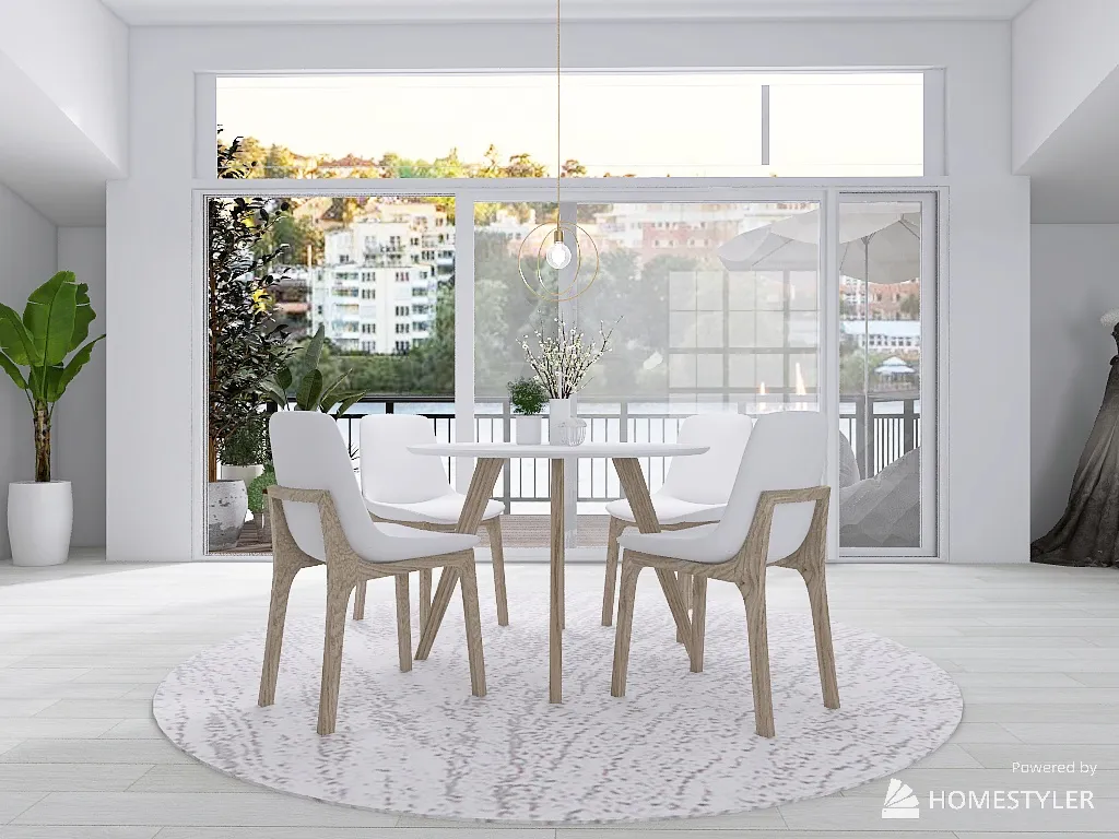 LivingDiningRoom 3d design renderings