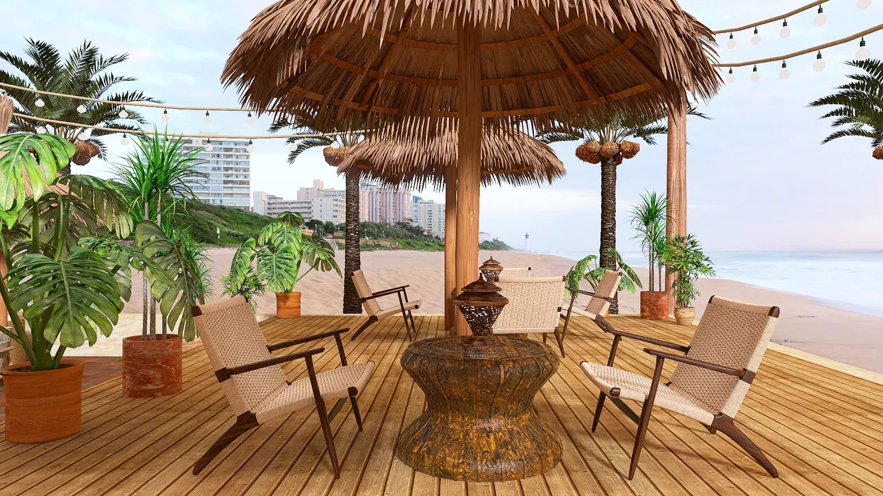 Terrace 3d design renderings