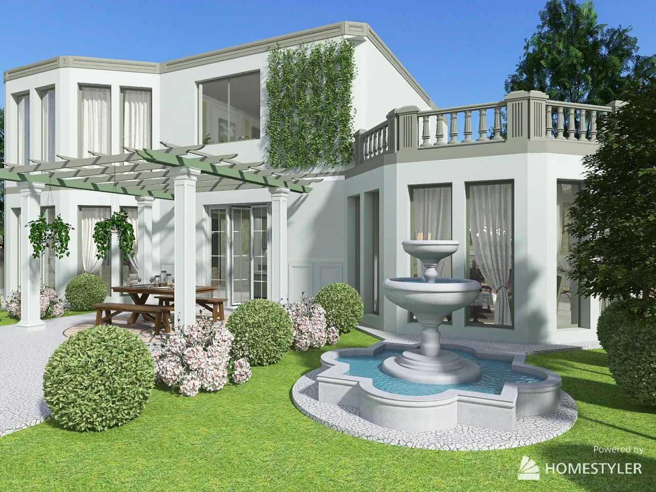 Project: French-style idea - Sage 3d design renderings