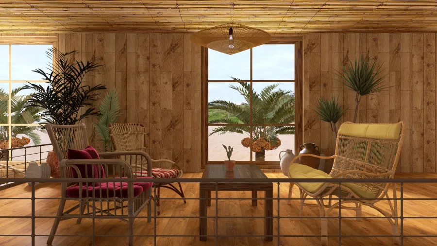 Cocobana: Tropical Restaurant and Bar 3d design renderings