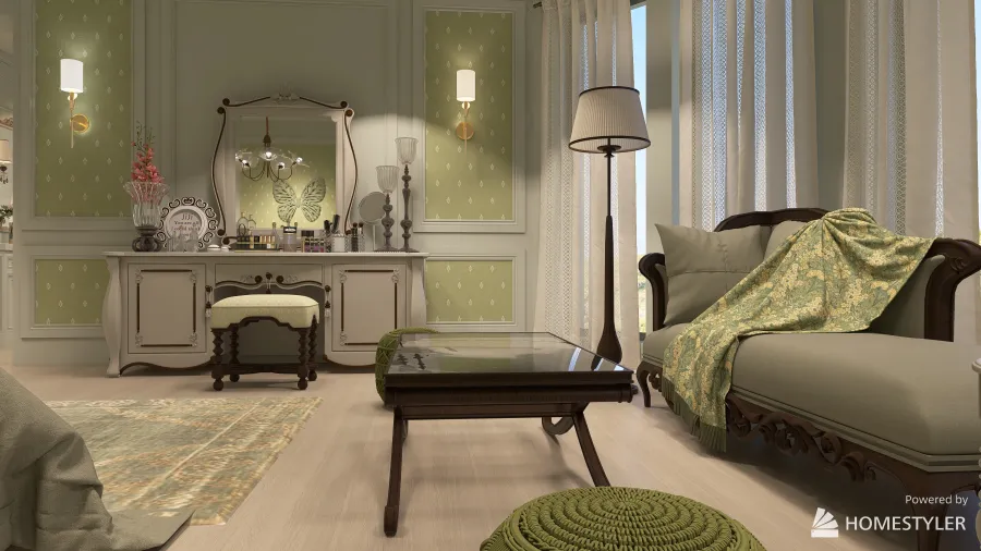 Project: French-style idea - Sage 3d design renderings