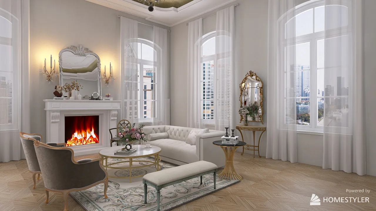 LivingRoom 3d design renderings