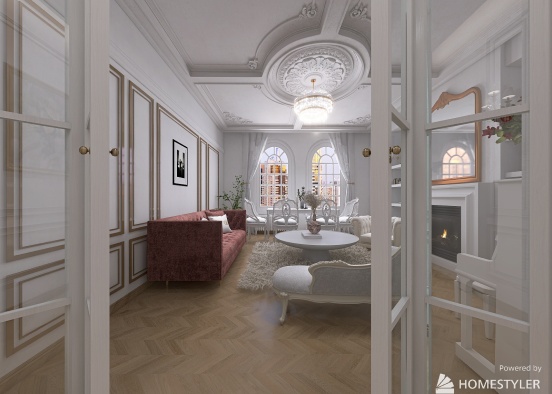 The FRENCH apartment  Design Rendering
