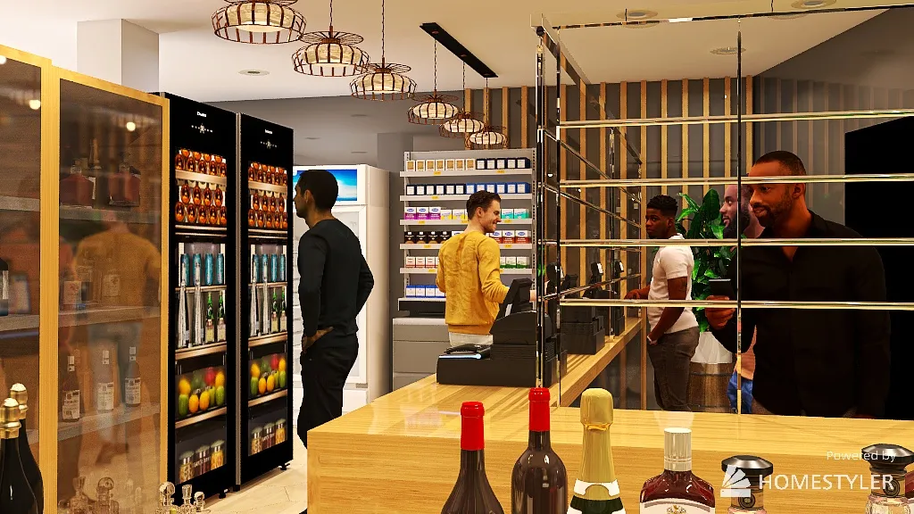 Soweto Bottle Store 3d design renderings