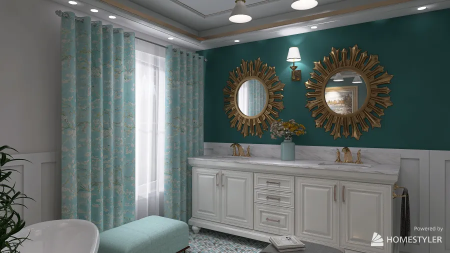 French Style 3d design renderings