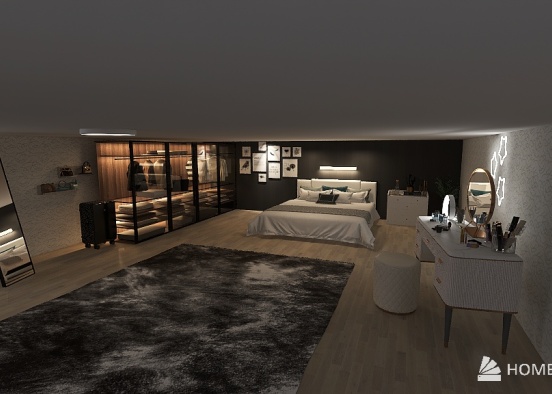 Yatak odası Design Rendering