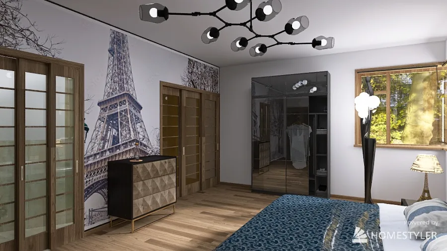 Depandance Bedroom 3d design renderings