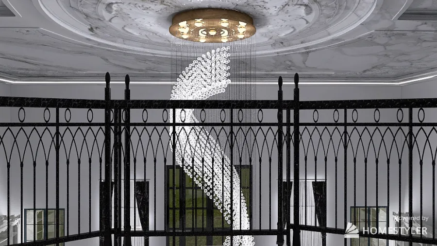 Grand Foyer 3d design renderings