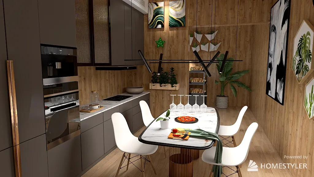 Kitchen 3d design renderings