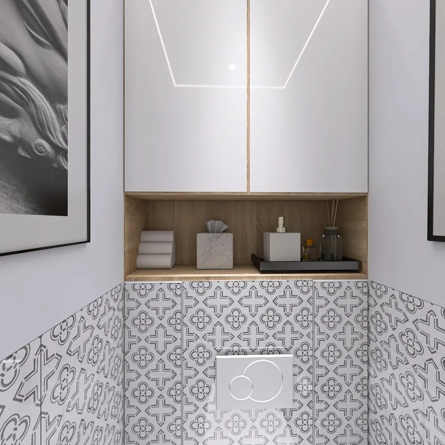 туалет 3d design renderings