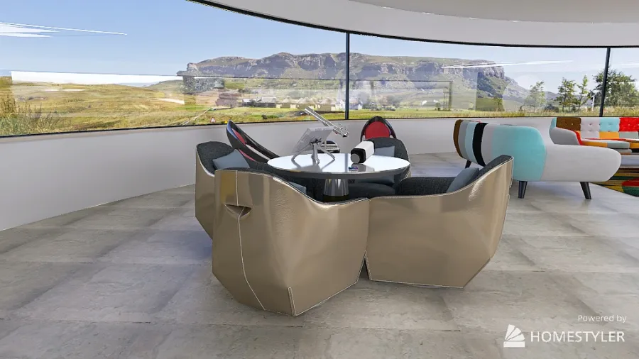villa du futur 3d design renderings