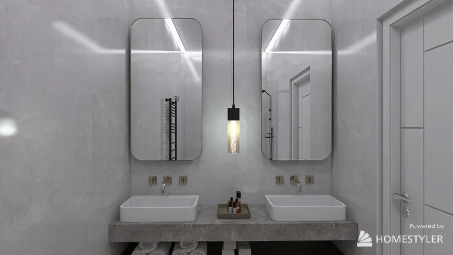 Apartamentos futurista 3d design renderings