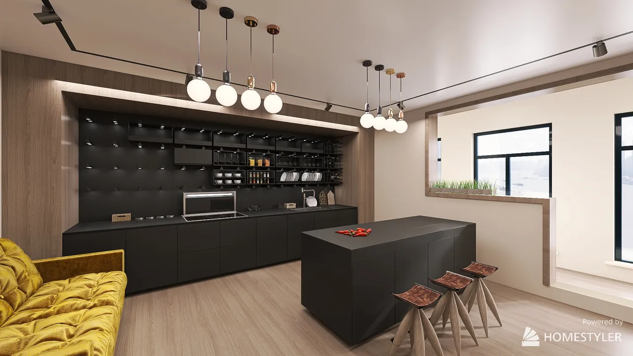 Kitchen 3d design renderings