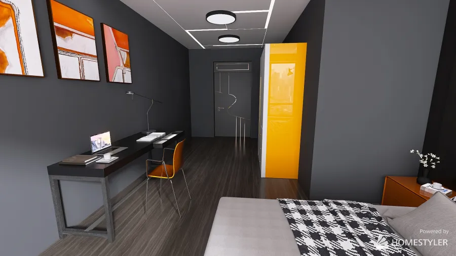 Futuristic Apartment 3d design renderings