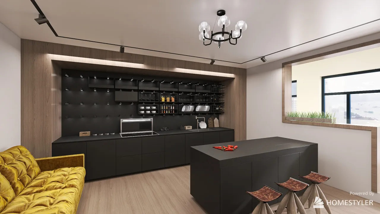 Kitchen 3d design renderings