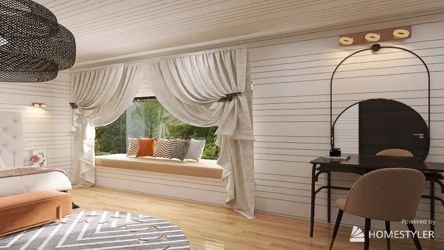third Bedroom 3d design renderings