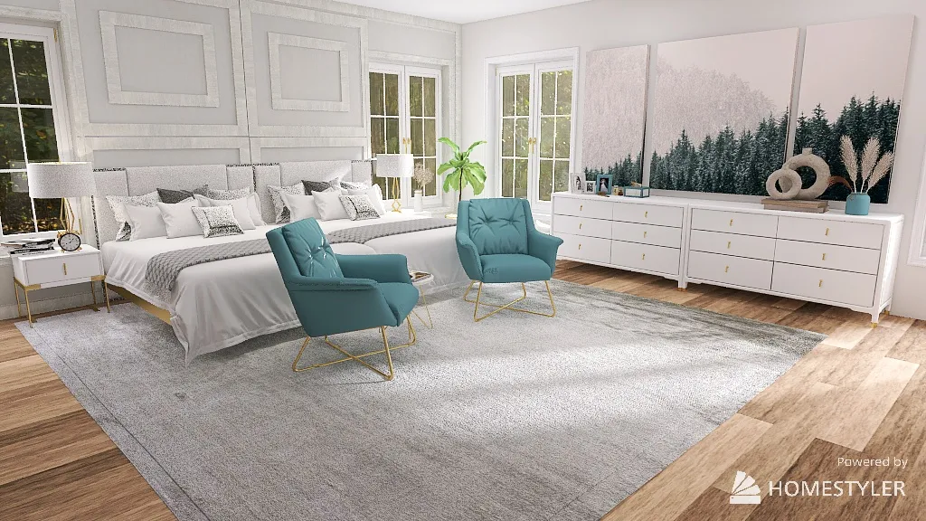 MasterBedroom 3d design renderings