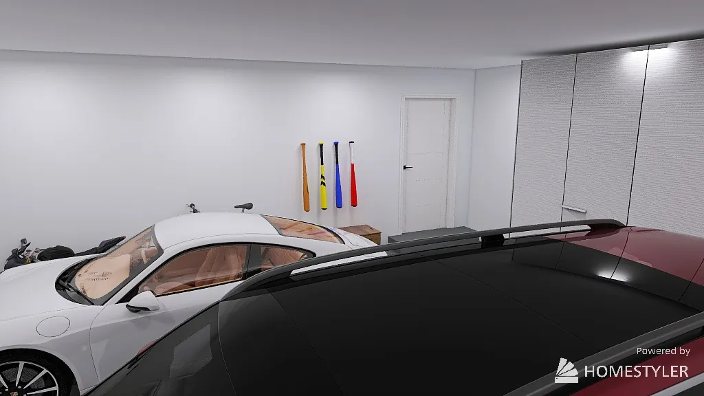 Garage 3d design renderings