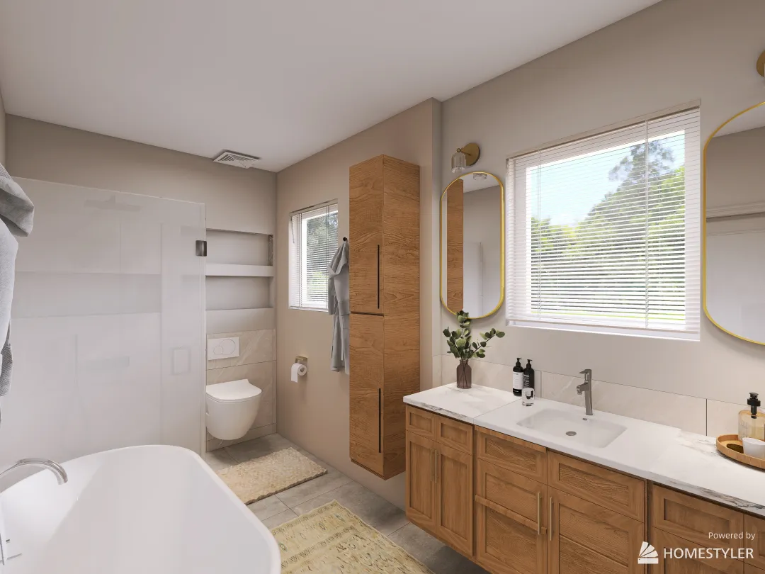 Bathroom 1.4 3d design renderings