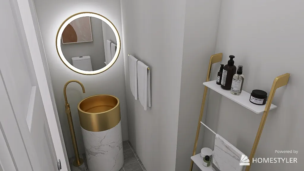 SecondBathroom 3d design renderings