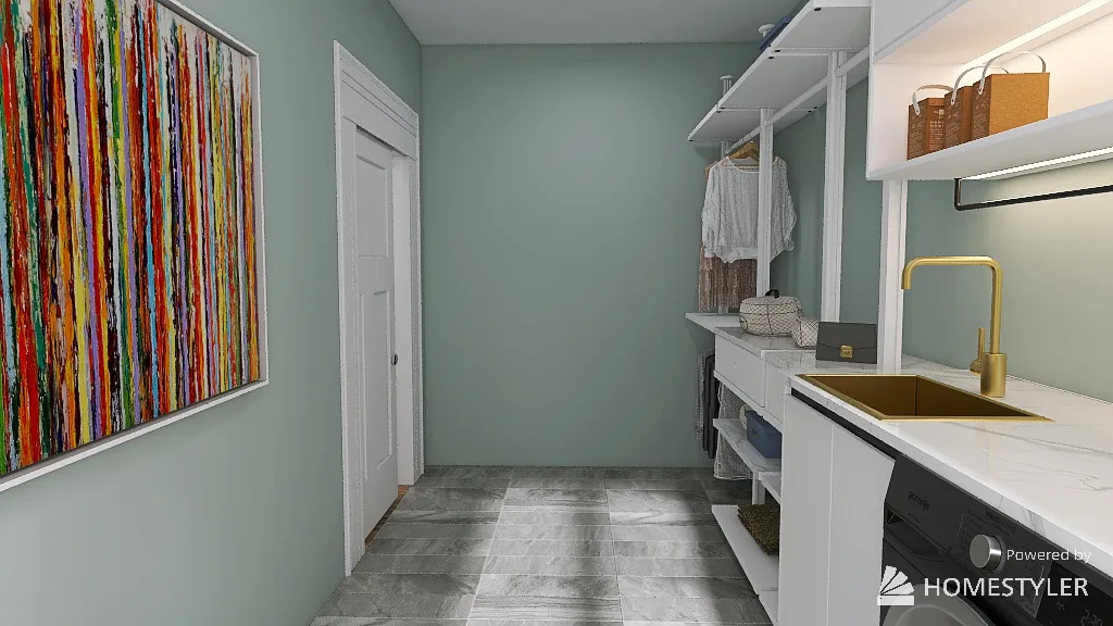 LaundryRoom 3d design renderings