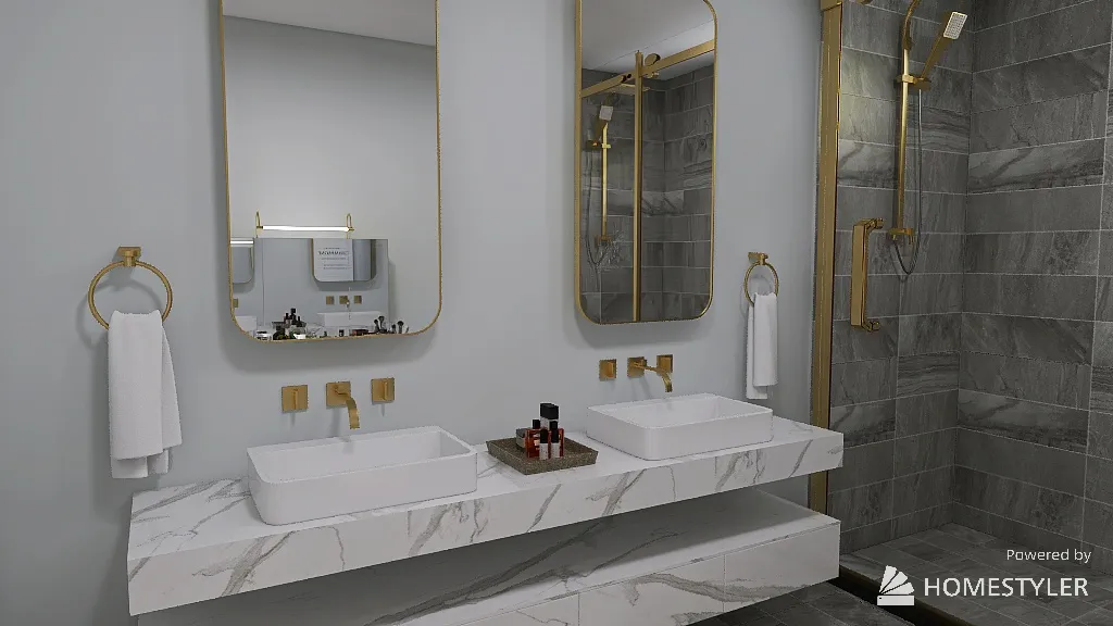 MasterBathroom 3d design renderings