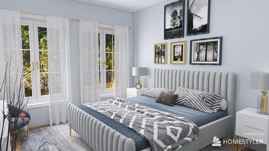 Bedroom 3d design renderings