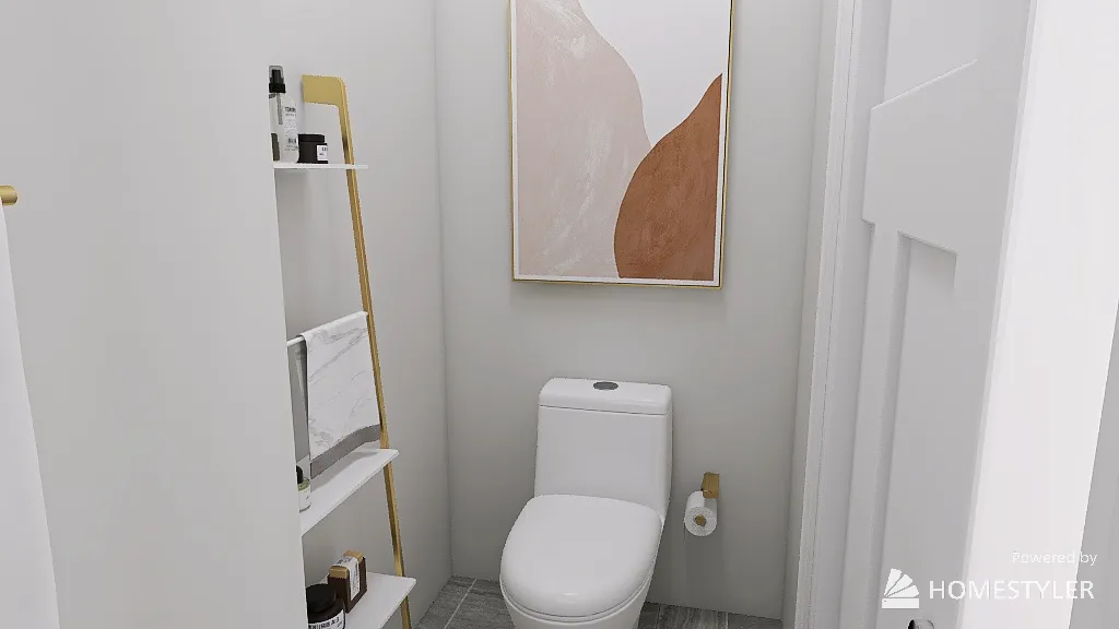 SecondBathroom 3d design renderings