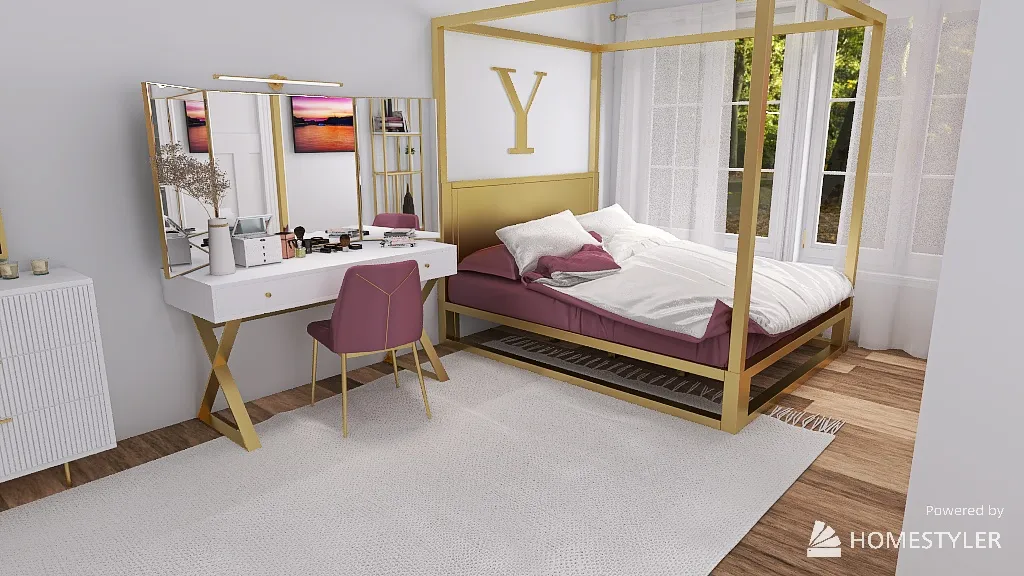 Bedroom 3d design renderings