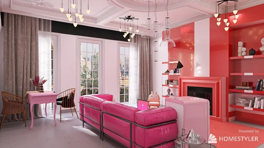barbie dream mansion 3d design renderings