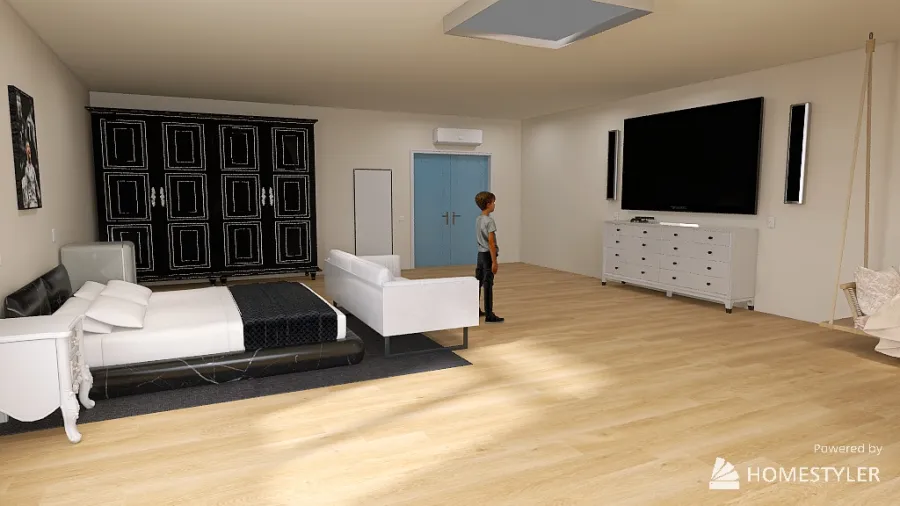 Brother's Bedroom 3d design renderings