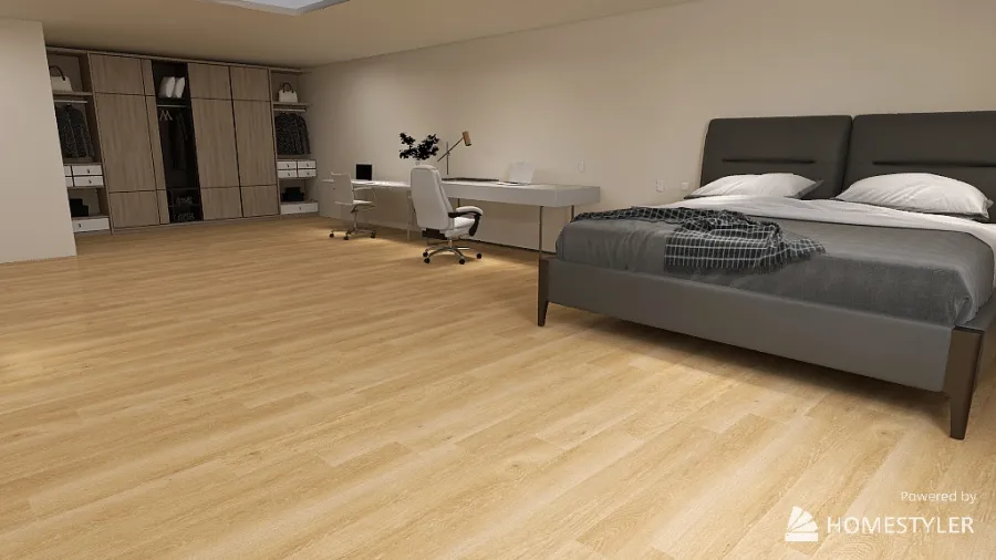 Parent's bedroom 3d design renderings